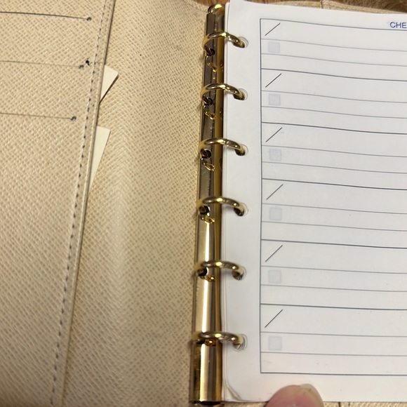 LOUIS VUITTON Excellent PreLOVED - Louis Vuitton Damier Azur PM Agenda organizer - Picture 15 of 16